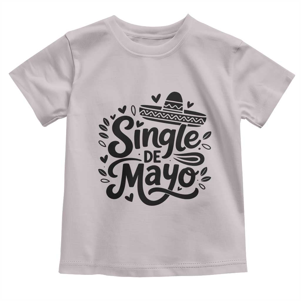 Funny Mexican Party Gift Toddler T Shirt Single De Mayo Squad TS12 Ice Gray Print Your Wear