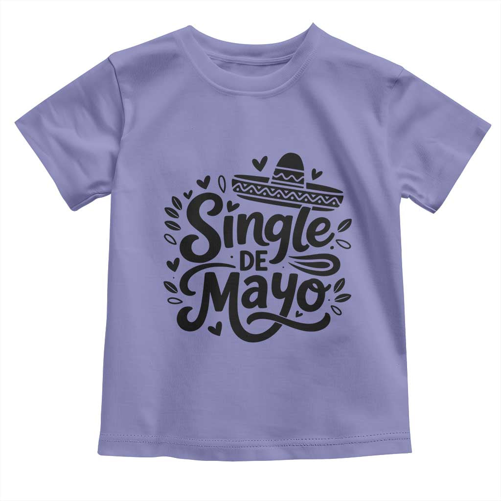 Funny Mexican Party Gift Toddler T Shirt Single De Mayo Squad TS12 Violet Print Your Wear
