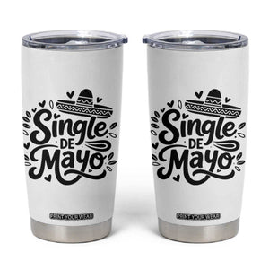 Funny Mexican Party Gift Tumbler Cup Single De Mayo Squad TS12 White Print Your Wear