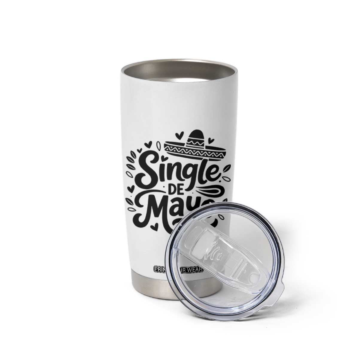 Funny Mexican Party Gift Tumbler Cup Single De Mayo Squad TS12 Print Your Wear