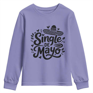 Funny Mexican Party Gift Youth Sweatshirt Single De Mayo Squad TS12 Violet Print Your Wear