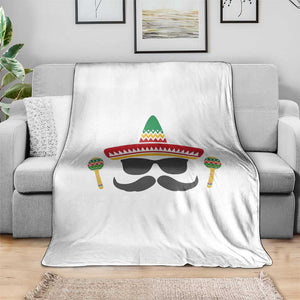 Funny Cinco De Mayo Maracas Characte Throw Blanket Fiesta Party Gift TS12 Print Your Wear