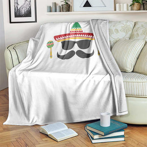 Funny Cinco De Mayo Maracas Characte Throw Blanket Fiesta Party Gift TS12 Print Your Wear