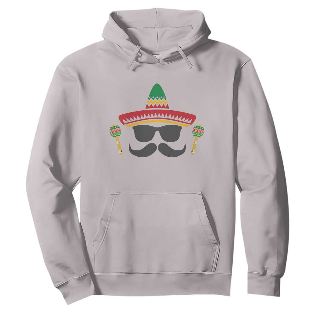 Funny Cinco De Mayo Maracas Characte Hoodie Fiesta Party Gift TS12 Ice Gray Print Your Wear