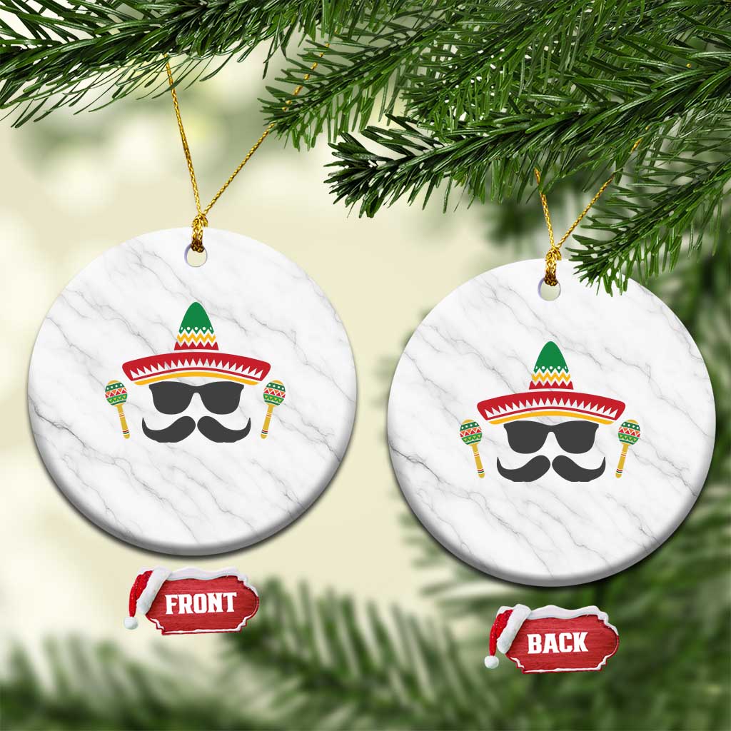 Funny Cinco De Mayo Maracas Characte Ceramic Ornament Fiesta Party Gift TS12 1pc White Marble Print Your Wear