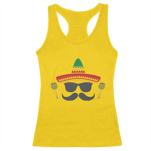 Funny Cinco De Mayo Maracas Characte Racerback Tank Top Fiesta Party Gift TS12 Daisy Print Your Wear