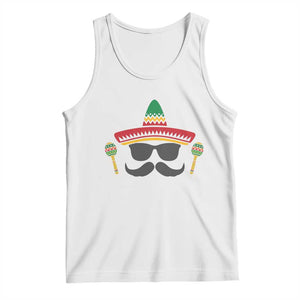 Funny Cinco De Mayo Maracas Characte Tank Top Fiesta Party Gift TS12 White Print Your Wear