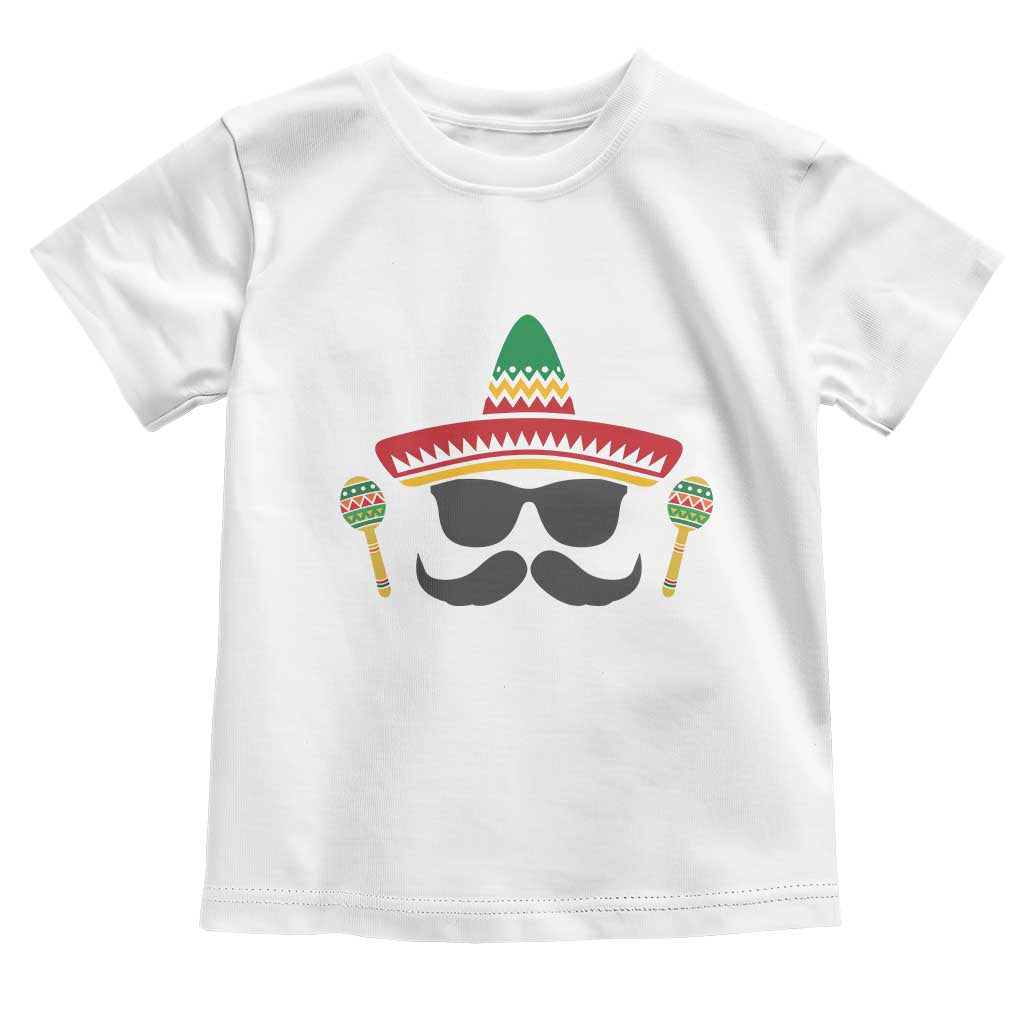 Funny Cinco De Mayo Maracas Characte Toddler T Shirt Fiesta Party Gift TS12 White Print Your Wear