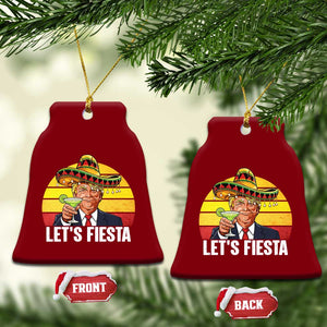 Vintage Cinco De Mayo Trump Fiesta Party Ceramic Ornament Lets Fiesta TS12 Print Your Wear