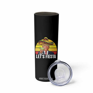 Vintage Cinco De Mayo Trump Fiesta Party Skinny Tumbler Lets Fiesta TS12 Print Your Wear