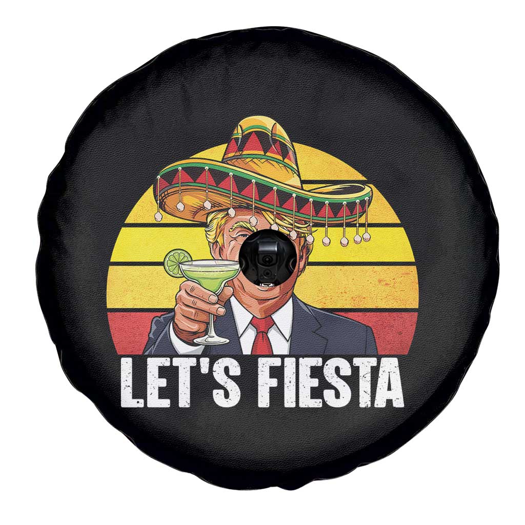 Vintage Cinco De Mayo Trump Fiesta Party Spare Tire Cover Lets Fiesta TS12 Print Your Wear