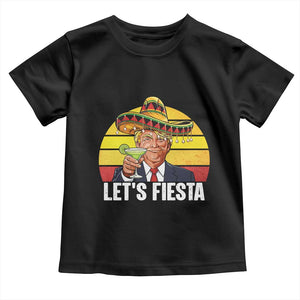 Vintage Cinco De Mayo Trump Fiesta Party Toddler T Shirt Lets Fiesta TS12 Black Print Your Wear