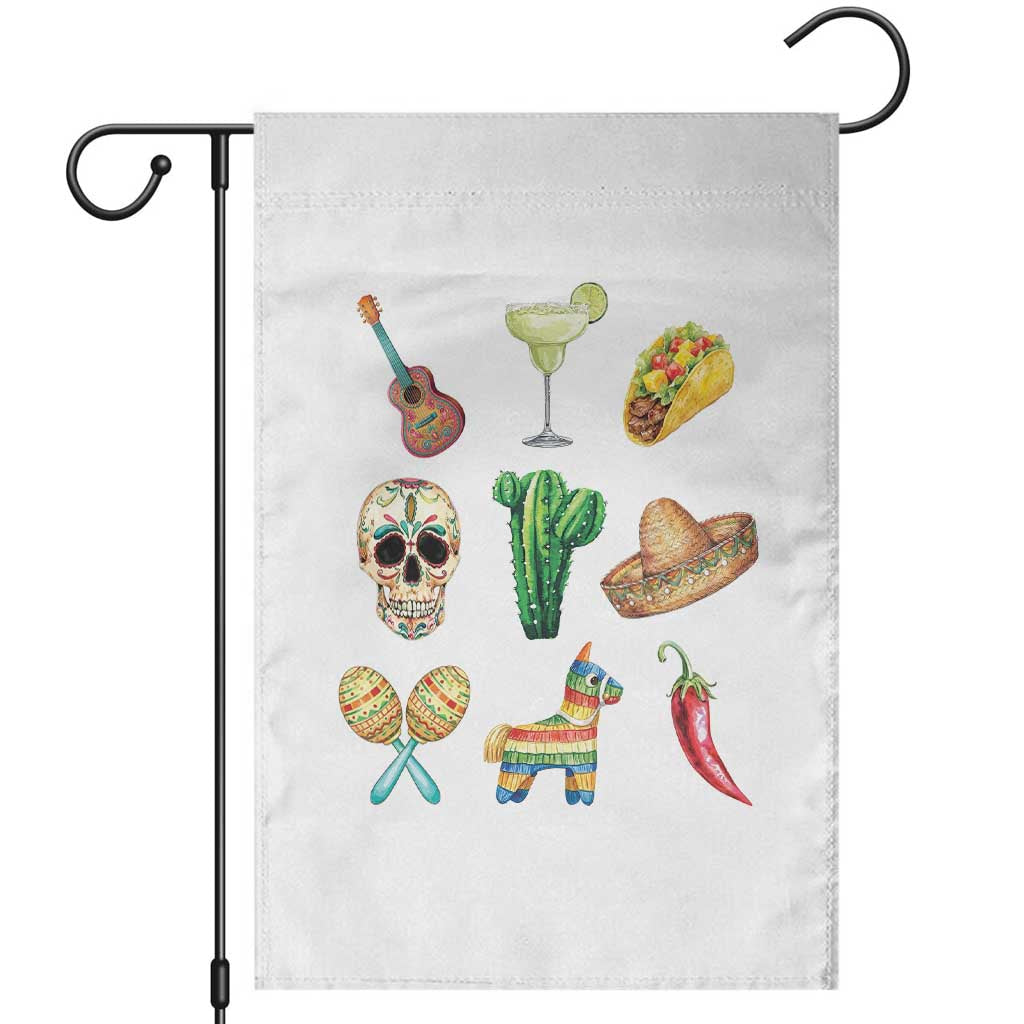 Cinco De Mayo Garden Flag Mexican Fiesta Party Celebration TS12 White Print Your Wear
