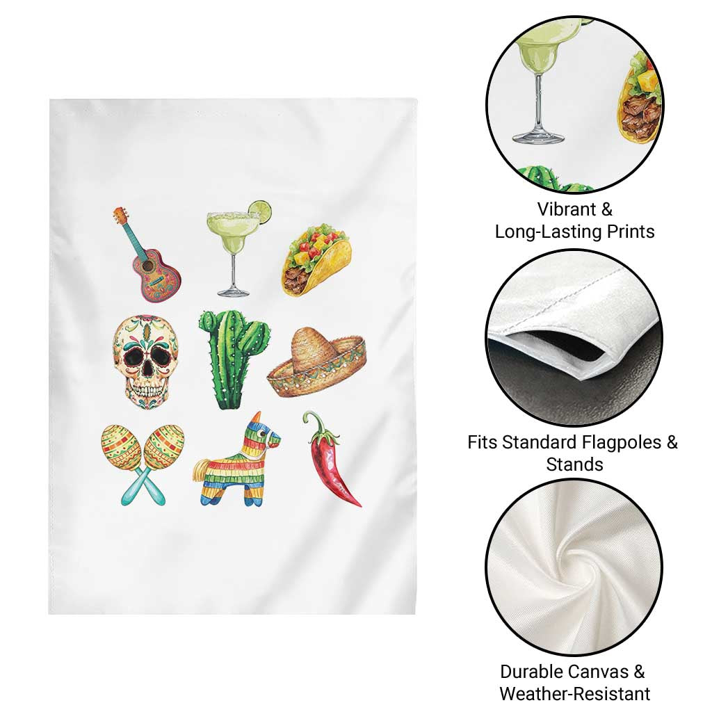 Cinco De Mayo Garden Flag Mexican Fiesta Party Celebration TS12 Print Your Wear