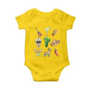 Cinco De Mayo Baby Onesie Mexican Fiesta Party Celebration TS12 Daisy Print Your Wear