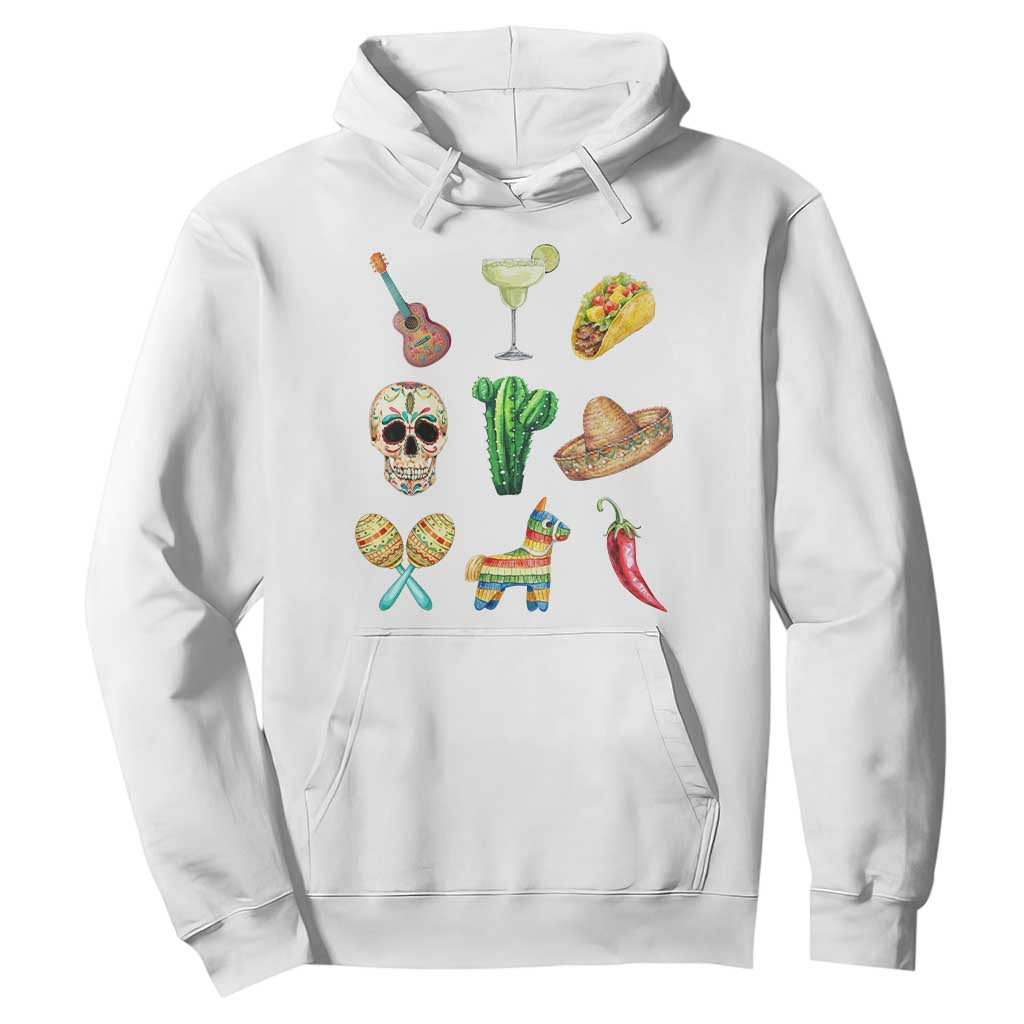 Cinco De Mayo Hoodie Mexican Fiesta Party Celebration TS12 White Print Your Wear