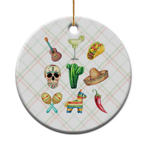 Cinco De Mayo Ceramic Ornament Mexican Fiesta Party Celebration TS12 1pc Christmas Plaid Print Your Wear