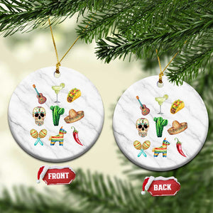 Cinco De Mayo Ceramic Ornament Mexican Fiesta Party Celebration TS12 1pc White Marble Print Your Wear