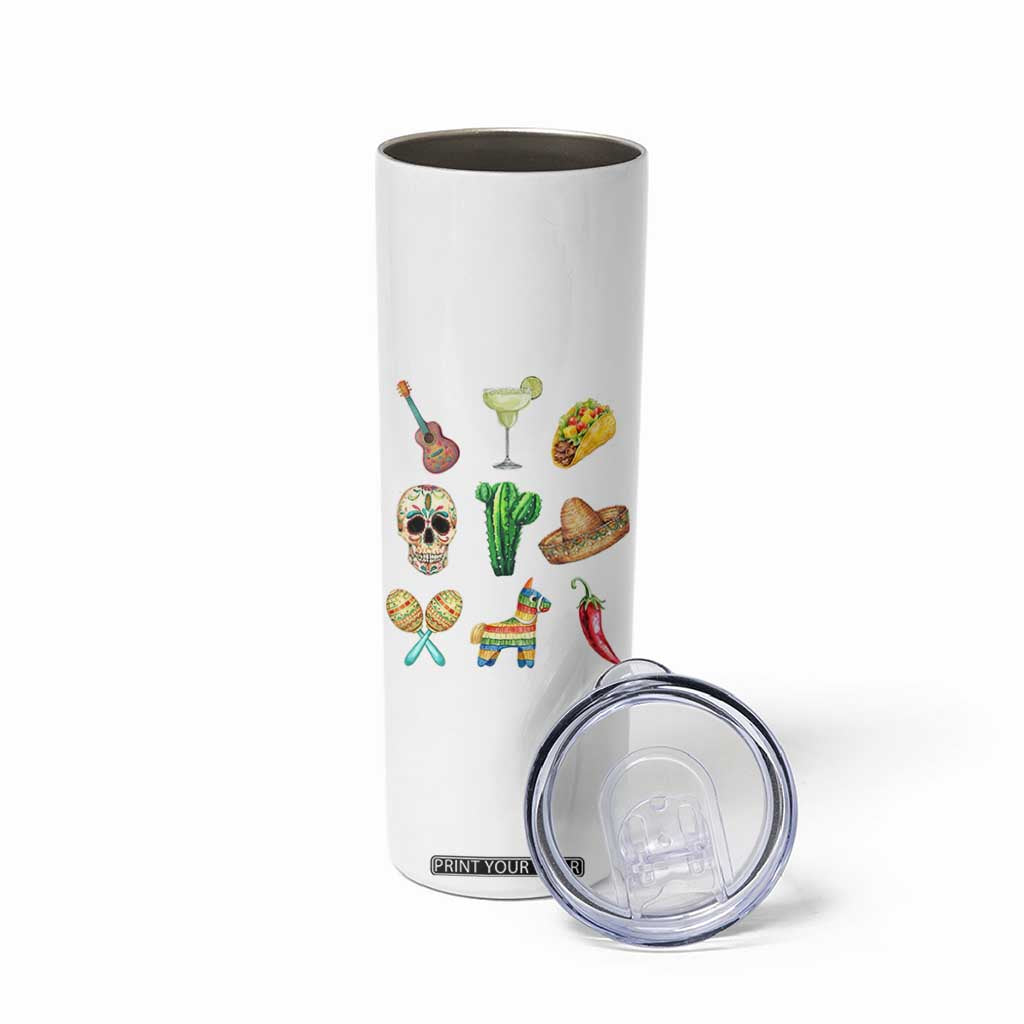 Cinco De Mayo Skinny Tumbler Mexican Fiesta Party Celebration TS12 Print Your Wear