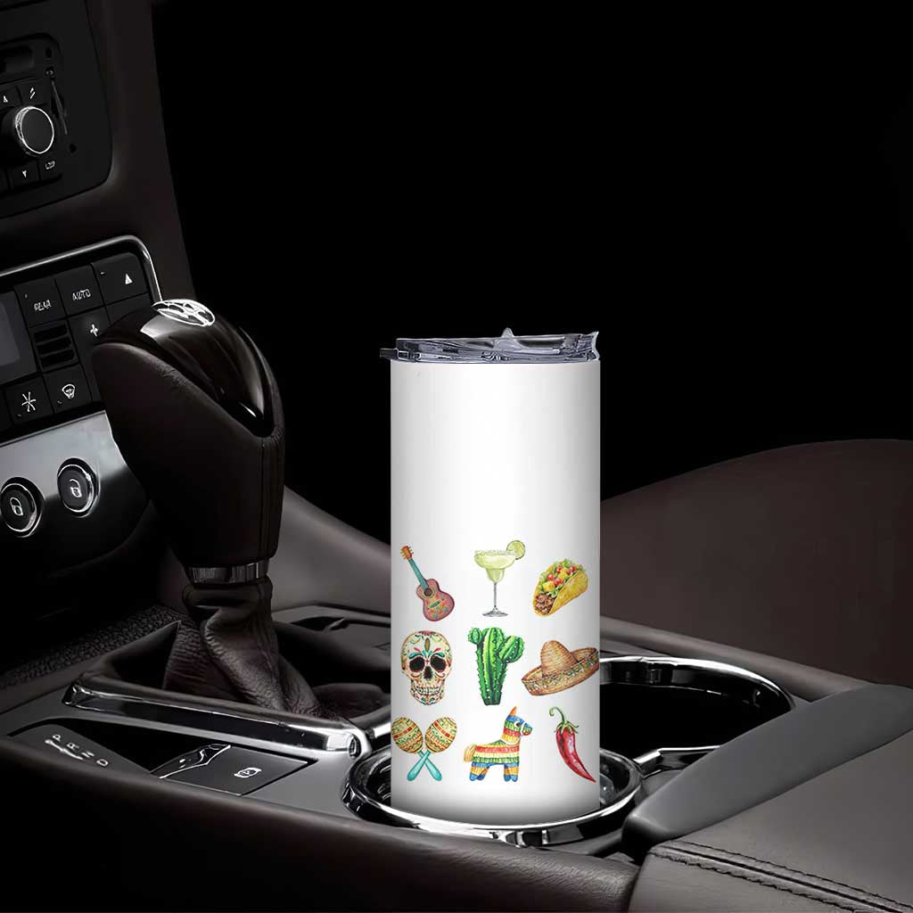 Cinco De Mayo Skinny Tumbler Mexican Fiesta Party Celebration TS12 Print Your Wear