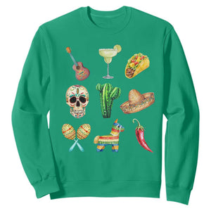 Cinco De Mayo Sweatshirt Mexican Fiesta Party Celebration TS12 Irish Green Print Your Wear