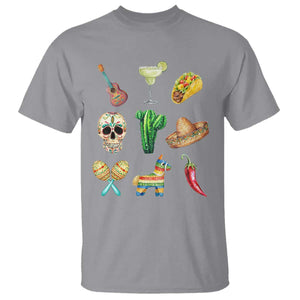 Cinco De Mayo T Shirt Mexican Fiesta Party Celebration TS12 Sport Gray Print Your Wear