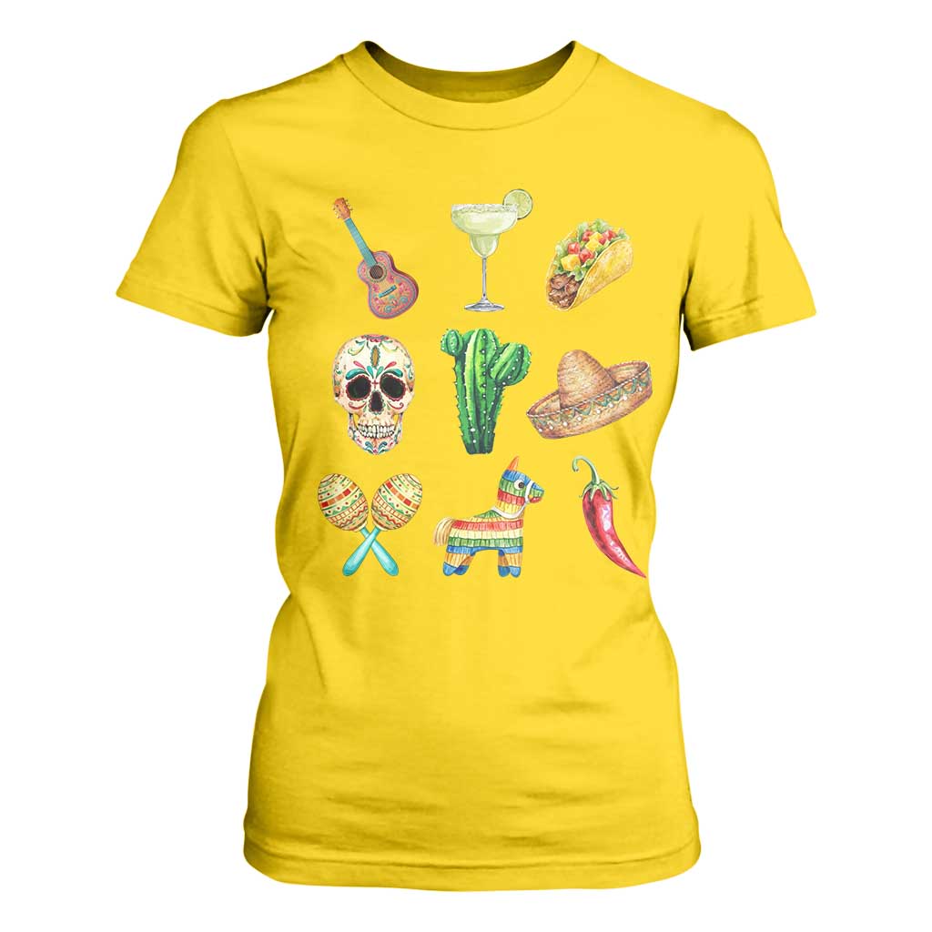 Cinco De Mayo T Shirt For Women Mexican Fiesta Party Celebration TS12 Daisy Print Your Wear