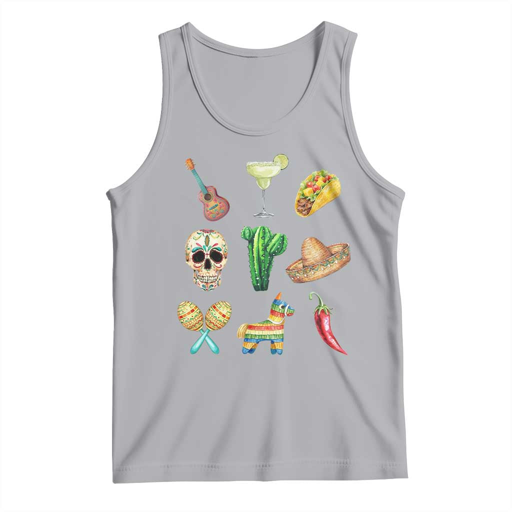 Cinco De Mayo Tank Top Mexican Fiesta Party Celebration TS12 Athletic Heather Print Your Wear