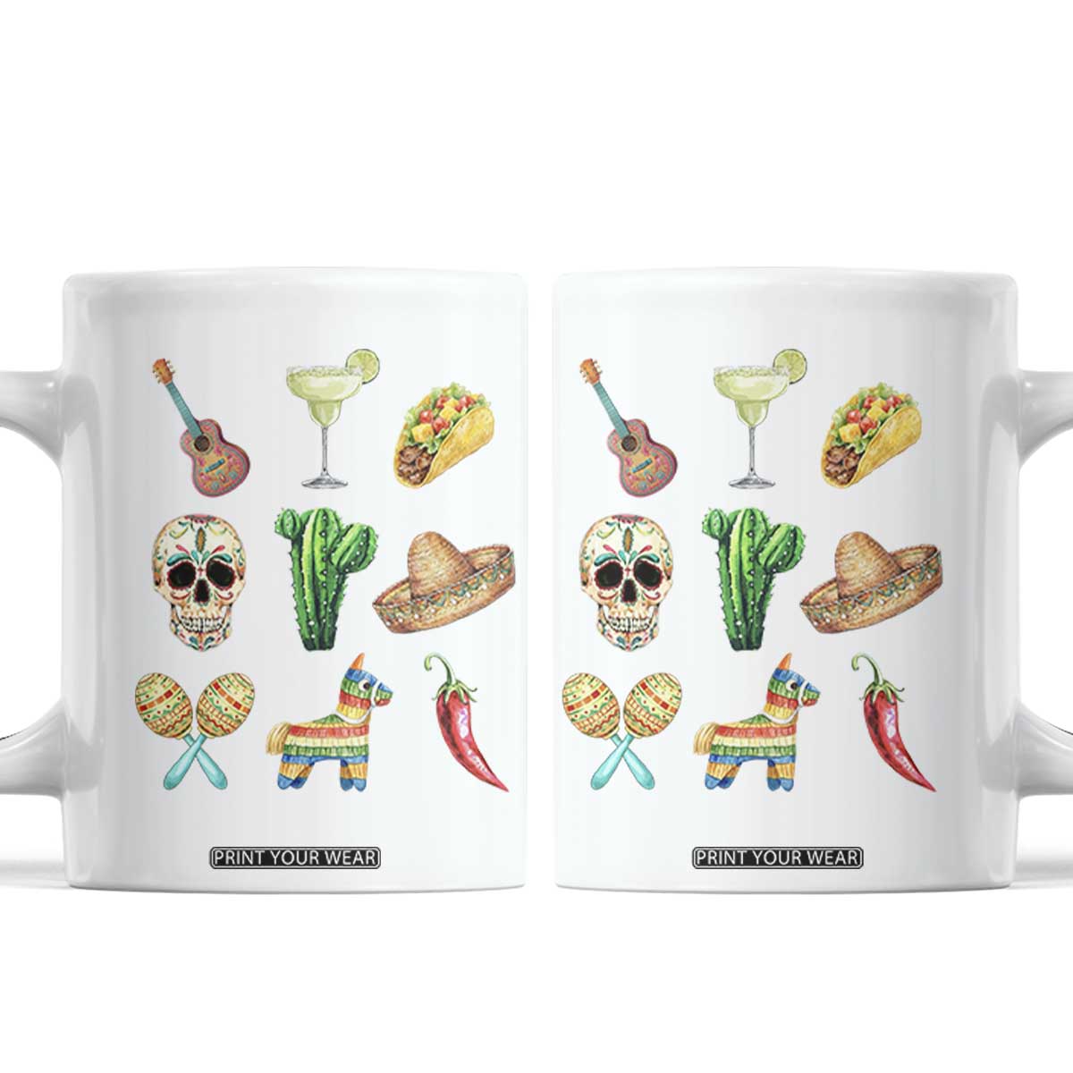 Cinco De Mayo Coffee Mug Mexican Fiesta Party Celebration TS12 White Print Your Wear
