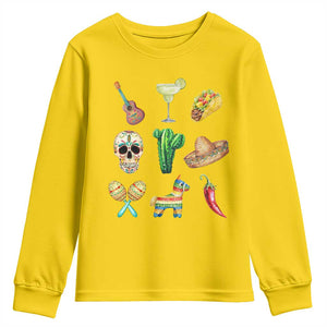 Cinco De Mayo Youth Sweatshirt Mexican Fiesta Party Celebration TS12 Daisy Print Your Wear