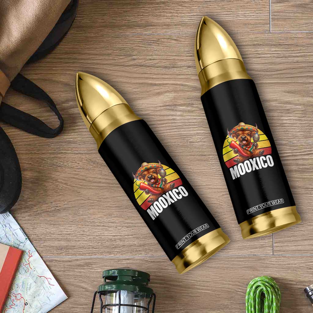Funny Highland Cow MooXico Bullet Tumbler Cinco De Mayo Fiesta Party TS12 Print Your Wear