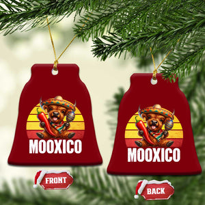 Funny Highland Cow MooXico Ceramic Ornament Cinco De Mayo Fiesta Party TS12 Print Your Wear