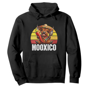 Funny Highland Cow MooXico Hoodie Cinco De Mayo Fiesta Party TS12 Black Print Your Wear