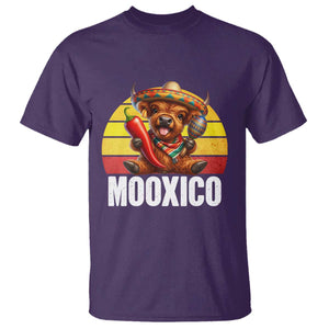 Funny Highland Cow MooXico T Shirt Cinco De Mayo Fiesta Party TS12 Purple Print Your Wear