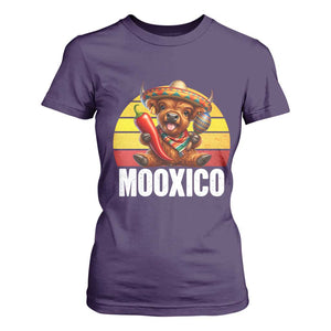 Funny Highland Cow MooXico T Shirt For Women Cinco De Mayo Fiesta Party TS12 Purple Print Your Wear