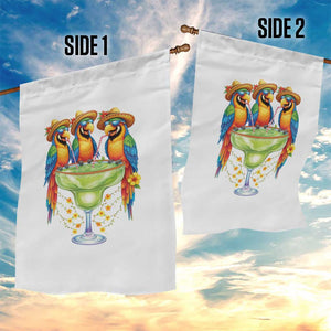 Cinco De Mayo Summer Party Garden Flag Funny Parrots Drinking Margaritas TS12 Print Your Wear