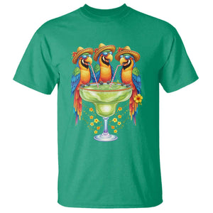 Cinco De Mayo Summer Party T Shirt Funny Parrots Drinking Margaritas TS12 Irish Green Print Your Wear