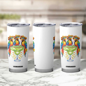 Cinco De Mayo Summer Party Tumbler Cup Funny Parrots Drinking Margaritas TS12 Print Your Wear