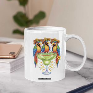 Cinco De Mayo Summer Party Coffee Mug Funny Parrots Drinking Margaritas TS12 Print Your Wear