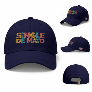 Mexican Fiesta Party Gift Baseball Cap Single De Mayo TS12 Baseball Cap Universal Fit Dark Blue Print Your Wear