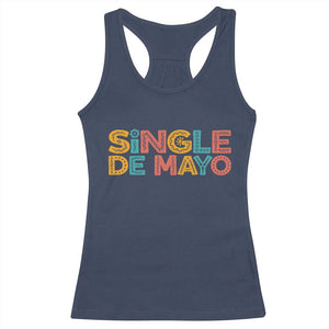 Mexican Fiesta Party Gift Racerback Tank Top Single De Mayo TS12 Navy Print Your Wear