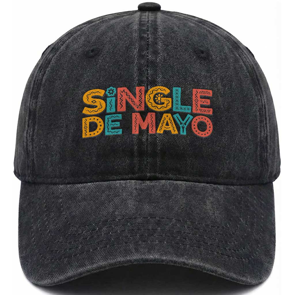 Mexican Fiesta Party Gift Washed Cotton Baseball Cap Single De Mayo TS12 Print Your Wear