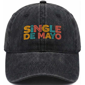 Mexican Fiesta Party Gift Washed Cotton Baseball Cap Single De Mayo TS12 Print Your Wear