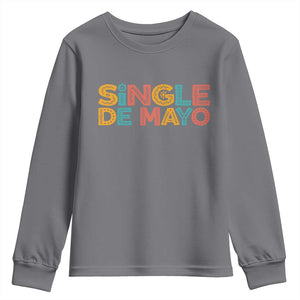 Mexican Fiesta Party Gift Youth Sweatshirt Single De Mayo TS12 Charcoal Print Your Wear