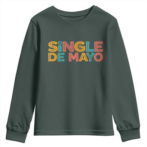 Mexican Fiesta Party Gift Youth Sweatshirt Single De Mayo TS12 Dark Forest Green Print Your Wear