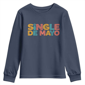 Mexican Fiesta Party Gift Youth Sweatshirt Single De Mayo TS12 Navy Print Your Wear