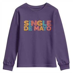 Mexican Fiesta Party Gift Youth Sweatshirt Single De Mayo TS12 Purple Print Your Wear