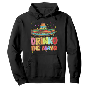 Funny Cinco De Mayo Day Drinking Fiesta Party Hoodie Drinko De Mayo TS12 Black Print Your Wear