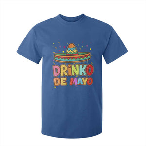 Funny Cinco De Mayo Day Drinking Fiesta Party T Shirt For Kid Drinko De Mayo TS12 Royal Blue Print Your Wear
