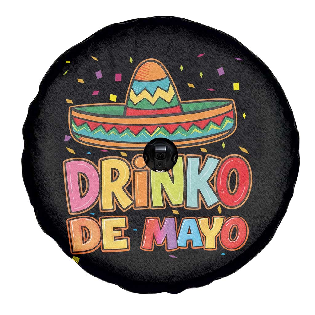Funny Cinco De Mayo Day Drinking Fiesta Party Spare Tire Cover Drinko De Mayo TS12 Print Your Wear